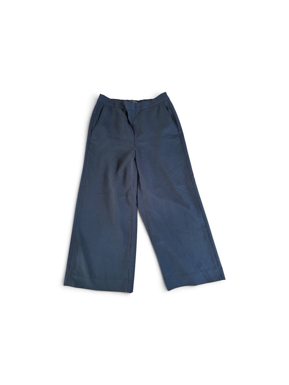 Banana Republic Navy Wide-Leg Trousers